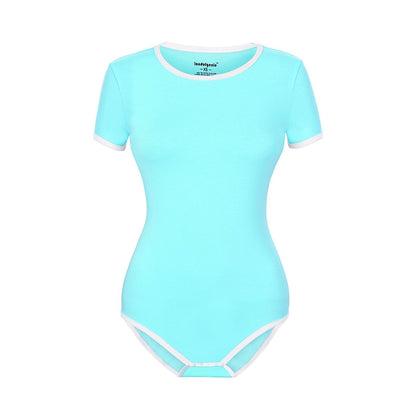 Landofgenie Basic ABDL Cotton Cyan Onesie - Adult Baby Onesie - landofgenie