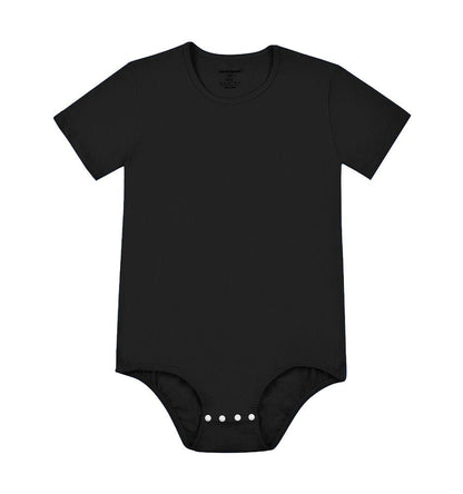 Landofgenie Basic Men Cotton Black Bodysuit - landofgenie