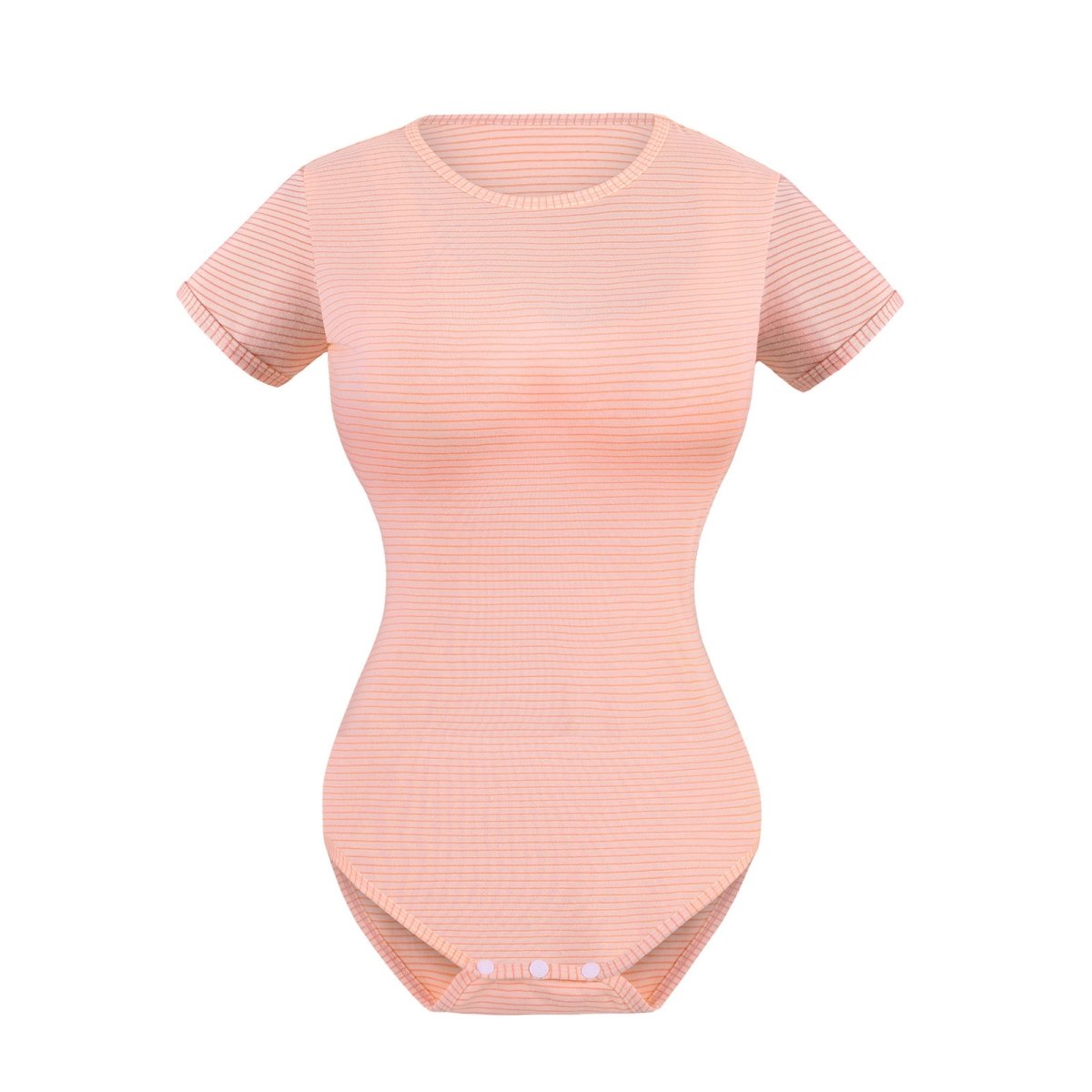 Landofgenie Cotton Women Onesie -Orange Stripe Girl - landofgenie