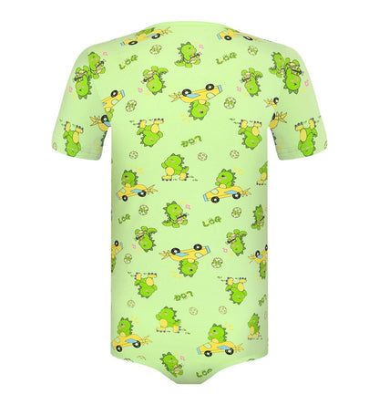 Landofgenie Men Print Onesie - Dino Rudy - landofgenie