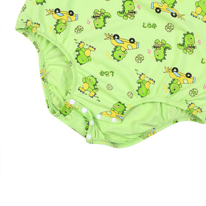 Landofgenie Men Print Onesie - Dino Rudy - landofgenie
