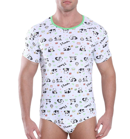 Landofgenie Men Print Onesie - Panda - landofgenie