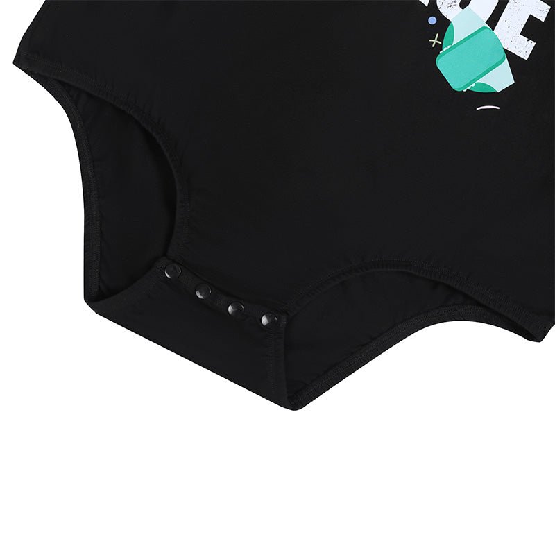 Landofgenie Mens Print Onesie -Black Littlespace - landofgenie